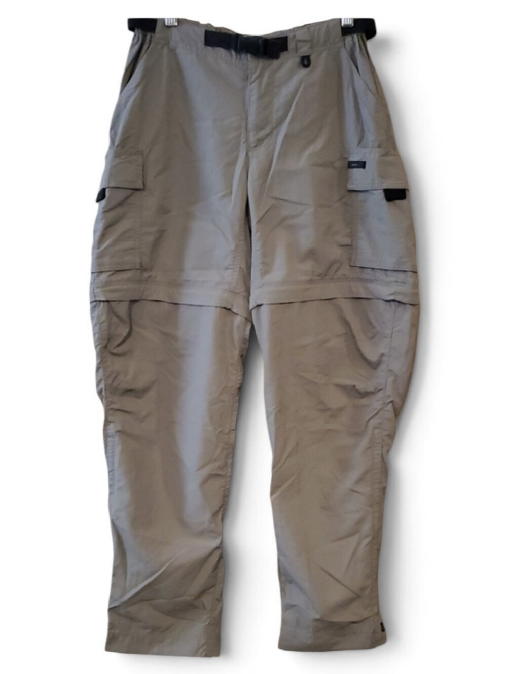 REI Olive Green Convertible Cargo Hiking Outdoor Nylon Lightweight Pants Size 4